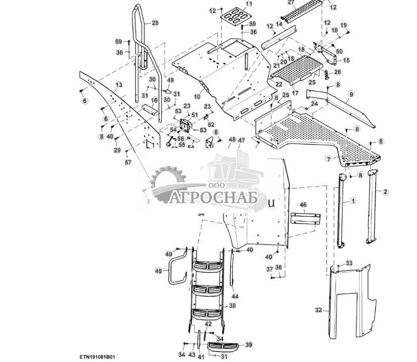 Подножка, левая платформа, двигатель T2 (12) (805560 - ) - ST930073 974.jpg